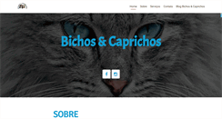 Desktop Screenshot of bichosecaprichos.com.br
