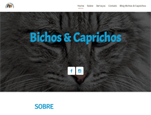 Tablet Screenshot of bichosecaprichos.com.br
